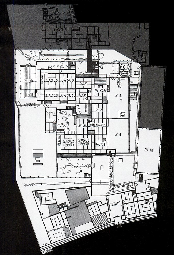 大橋家住宅 見取り図