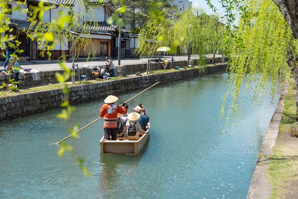 倉敷川:川舟