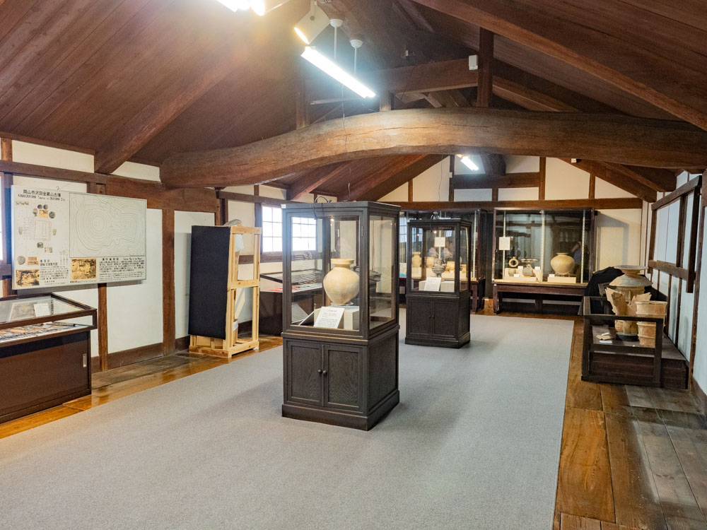 倉敷考古館:4階(古墳〜奈良時代)のようす