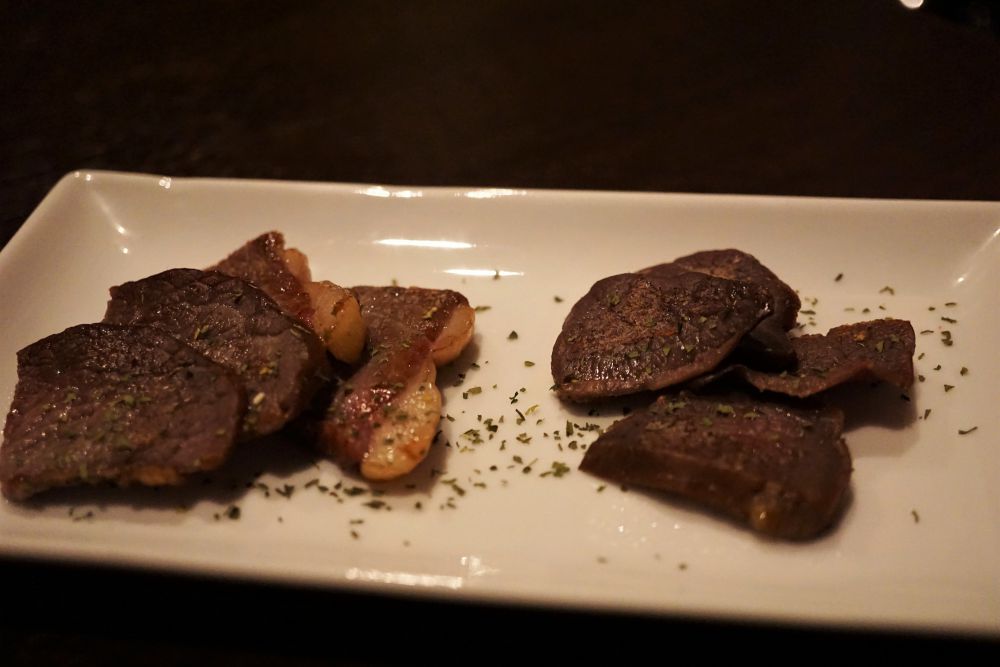 Beer BAR marugen 鹿肉のベーコンとイノシシのベーコン