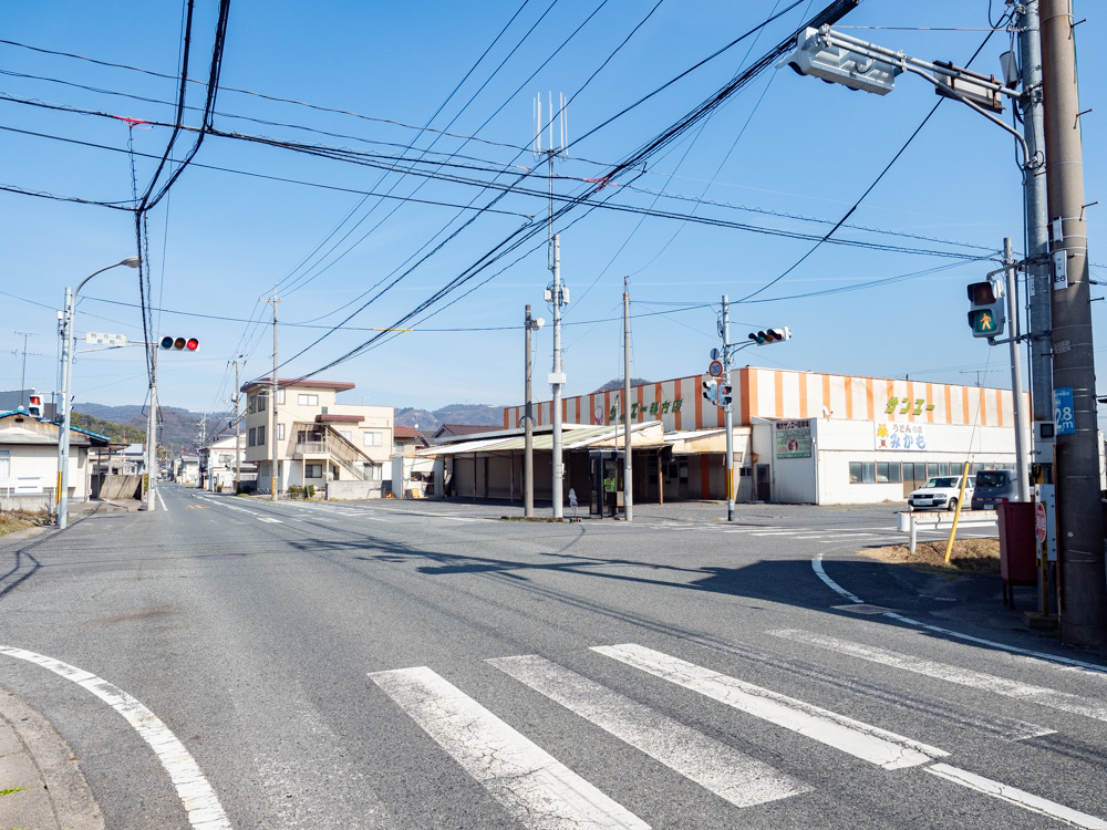 平喜酒造への行き方：県道64号線「鴨方町新町」交差点