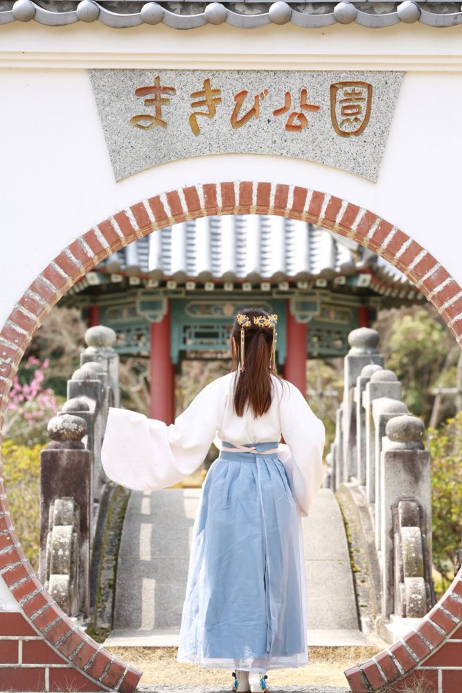 歴史ロマンあふれる中国風庭園でコスプレイベント! まきび公園