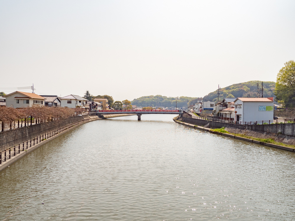 藤戸饅頭本舗:倉敷川