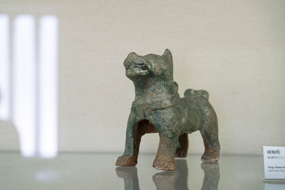 大原美術館 緑釉狗