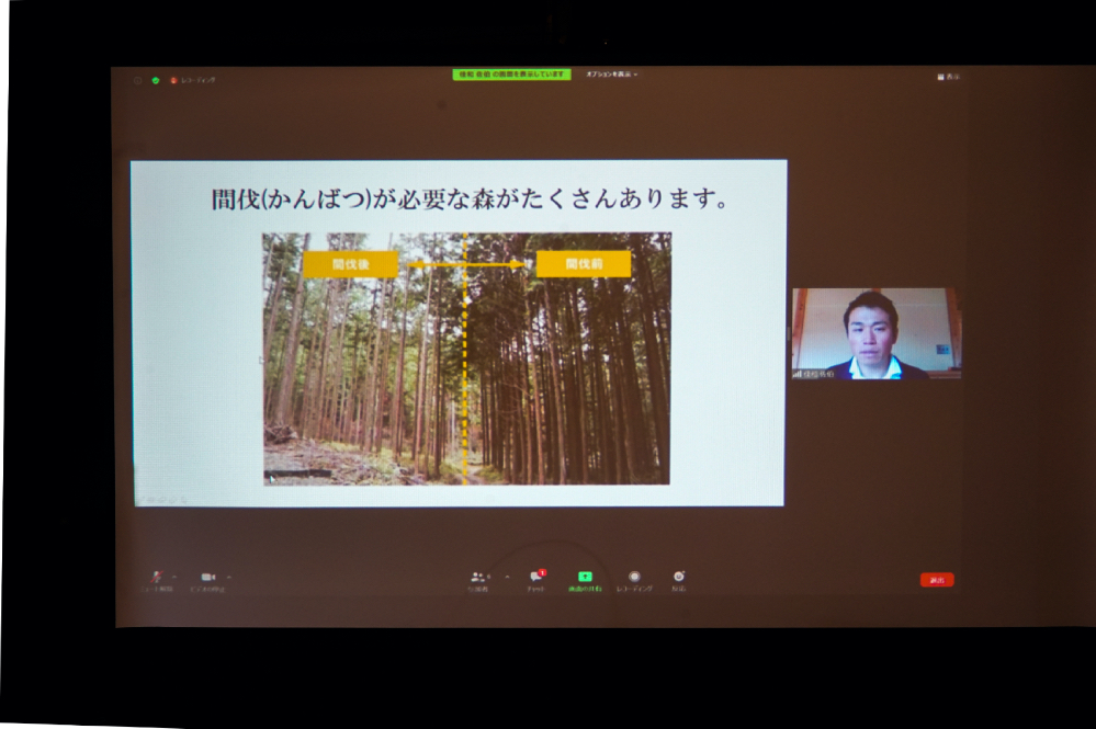 間伐が必要な森についての説明