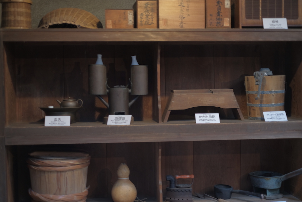 「旧野﨑邸住宅」台所の展示
