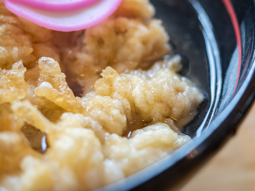 かわはら:イカ天ぷらうどん