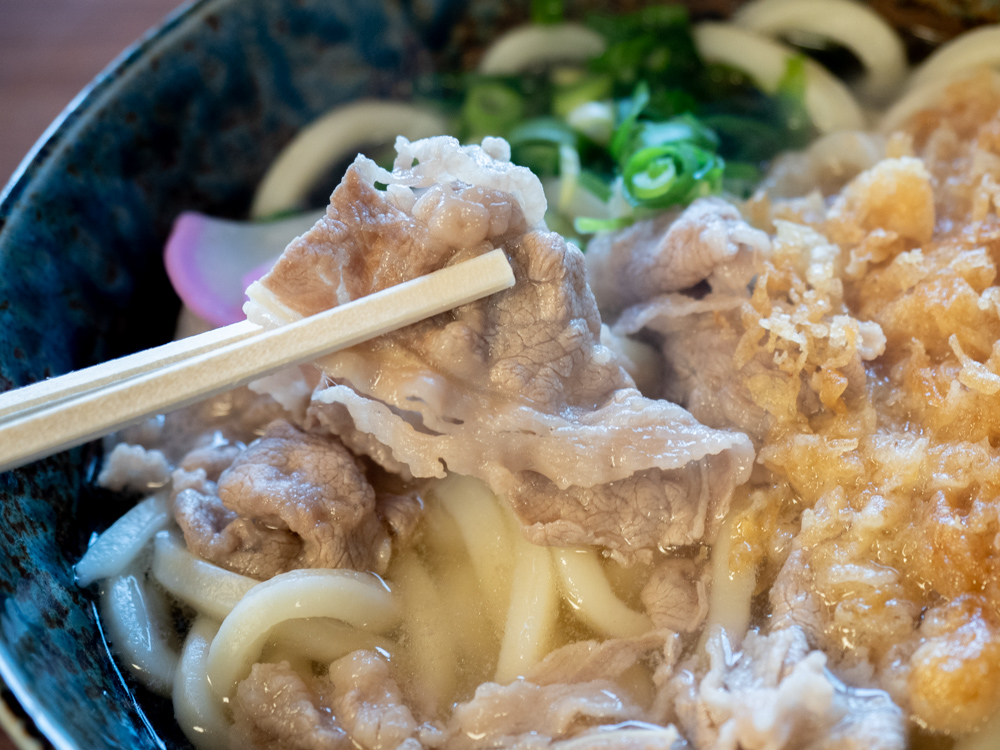 かわはら：肉うどん