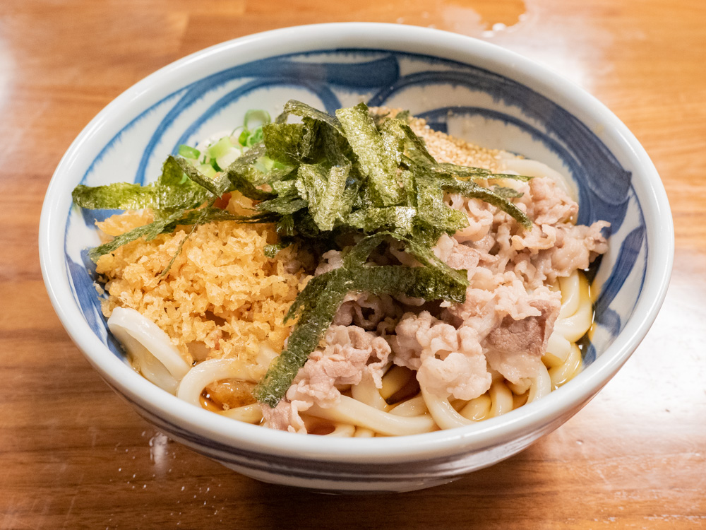 かわはら：肉うぶっかけどん(温)