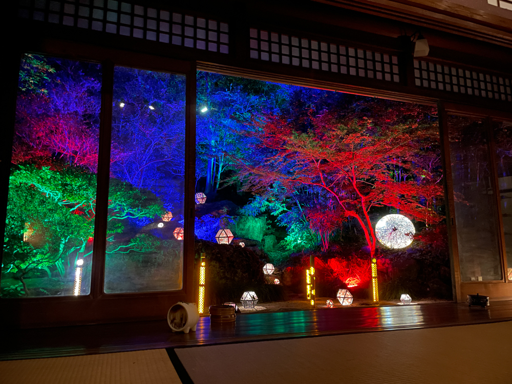 斎館 幻想あかり(部屋から)