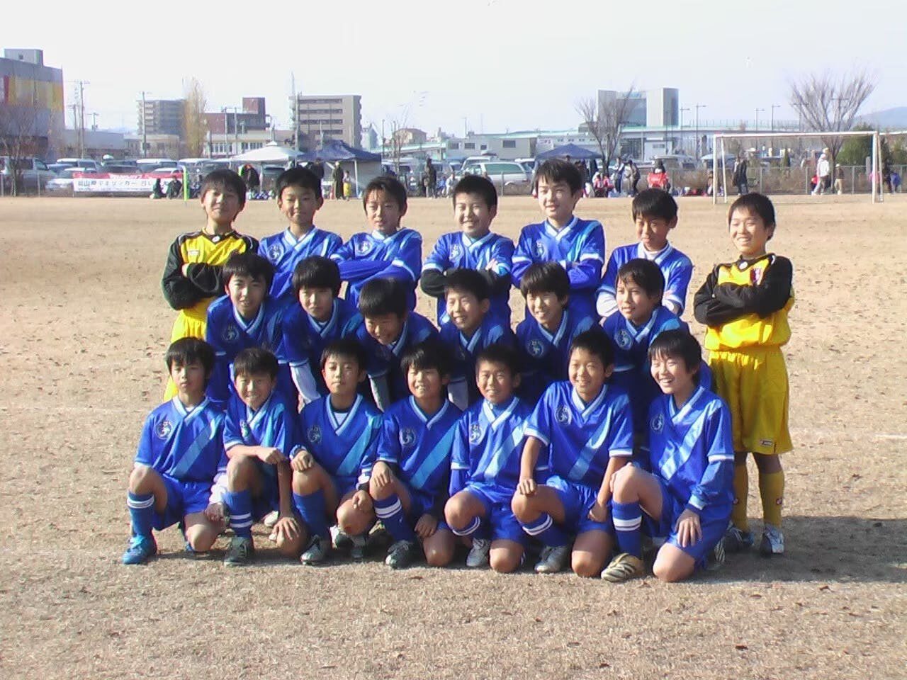 JFE倉敷FCの当時の仲間たち　画像提供：森下仁道さん