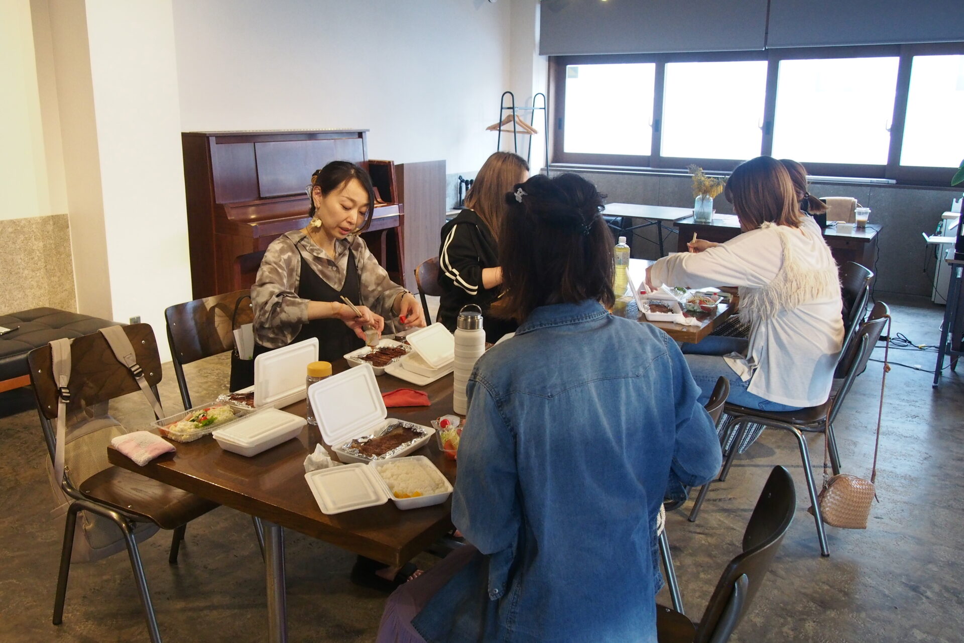 ランチタイムのようす